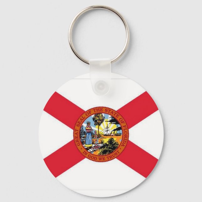 FL Flag Key Ring (Front)