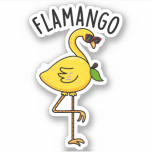 Fla-mango Funny Flamingo Pun