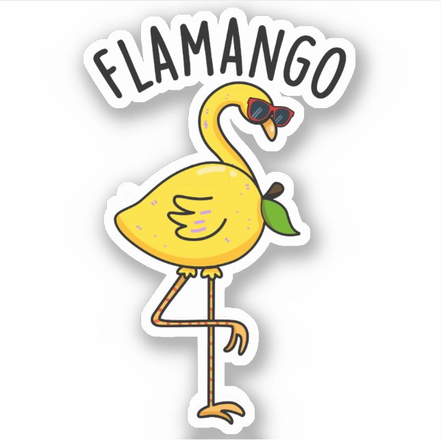 Fla-mango Funny Flamingo Pun  (Front)