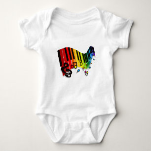 Flabby_Expression Baby Bodysuit