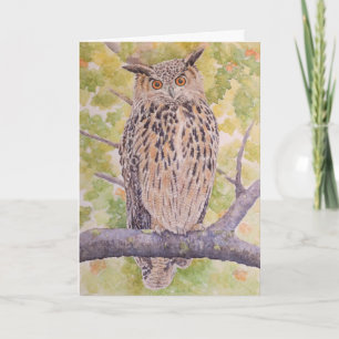 Flaco the Eurasian Eagle Owl Card