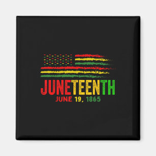 Flag 18 June 1865 Black History Men Women Kids Magnet