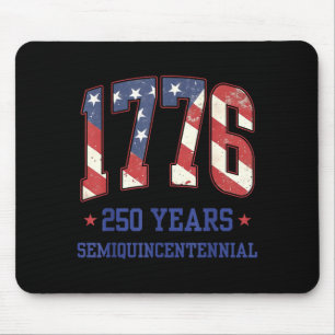 Flag 250 Years 1776-2026 250th Birthday Anniversar Mouse Pad