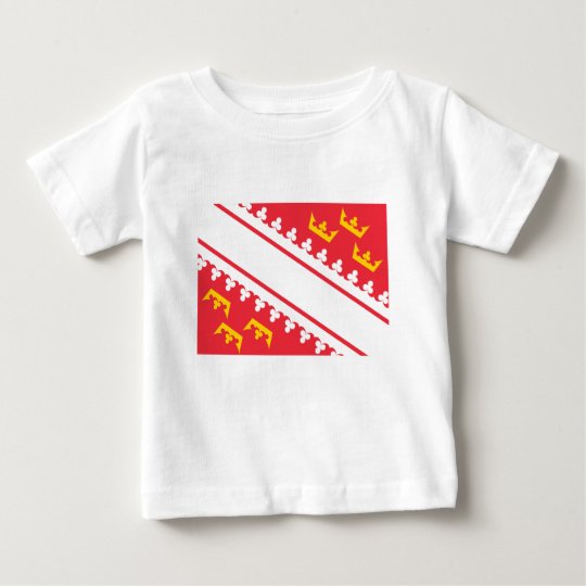 Flag Alsace (France) Drapeau Alsace Flagge Elsass Baby T-Shirt