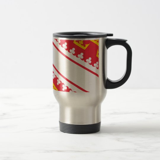 Flag Alsace (France) Drapeau Alsace Flagge Elsass Travel Mug