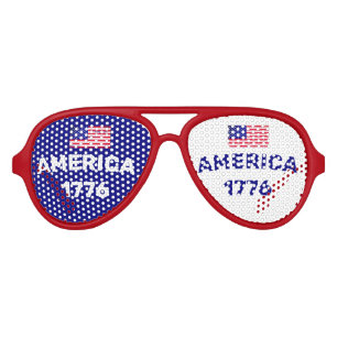 Flag America 1776 B Aviator Sunglasses