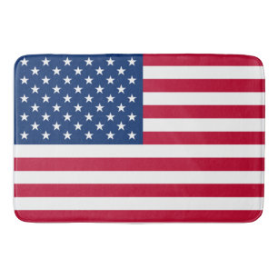 Flag America American country travel Bath Mat