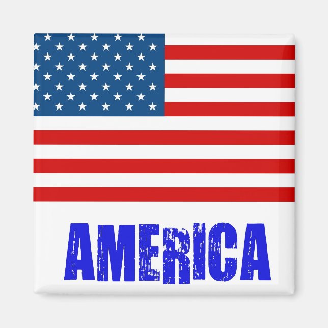 Flag America Magnet (Front)