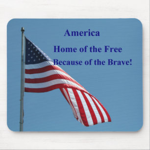 Flag, America Mouse Pad
