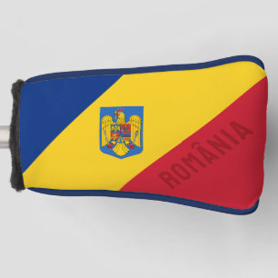 Flag and Coat of Arms of Romania Golf Head Cover