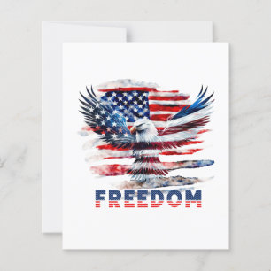Flag and eagle of the United States.Freedom.