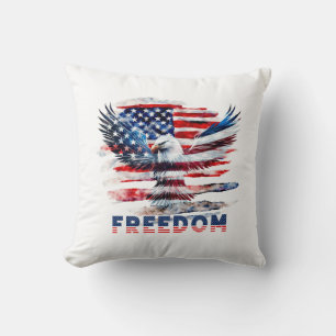 Flag and eagle of the United States.Freedom. Cushion