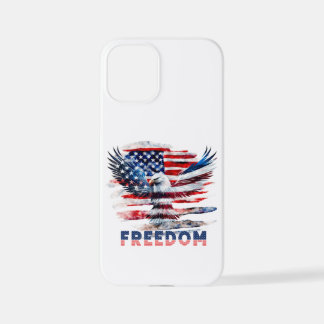 Flag and eagle of the United States.Freedom. iPhone 12 Mini Case