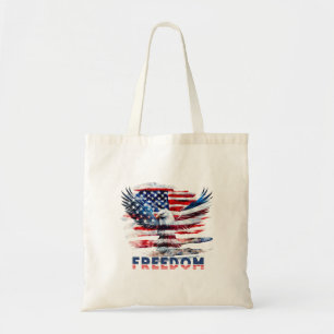 Flag and eagle of the United States.Freedom. Tote Bag