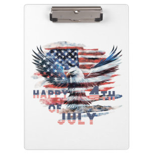 Flag and eagle of the United States. Independence Clipboard