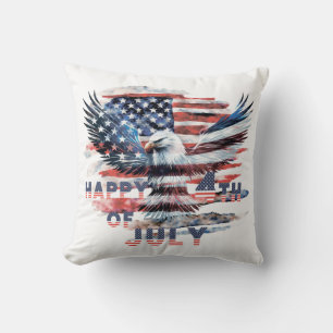 Flag and eagle of the United States. Independence  Cushion