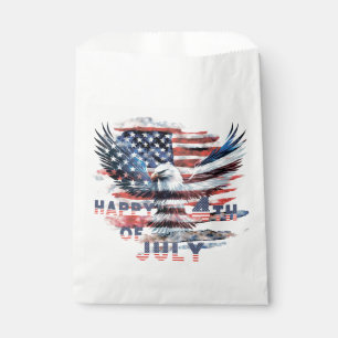 Flag and eagle of the United States. Independence Favour Bag