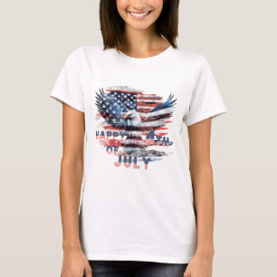 Flag and eagle of the United States. Independence T-Shirt