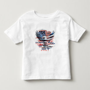 Flag and eagle of the United States. Independence Toddler T-Shirt