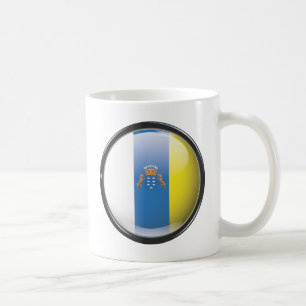 Flag and shield of Canary Islands Coffee Mug