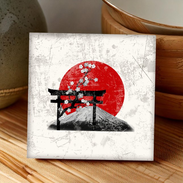 Flag and Symbols of Japan ID153 Ceramic Tile (Creator Uploaded)