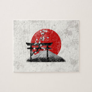Flag and Symbols of Japan ID153 Jigsaw Puzzle