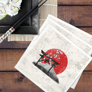 Flag and Symbols of Japan ID153 Napkin