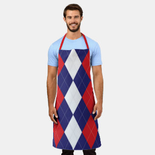 Flag Argyle Apron