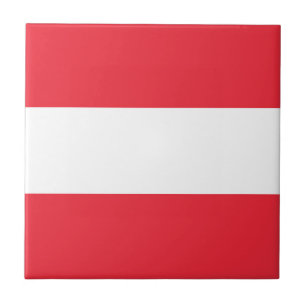 Flag Austria Ceramic Tile