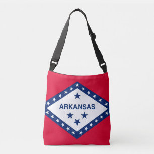 Flag Bag, Arkansas Crossbody Bag