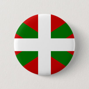Flag Basque Country euskadi 6 Cm Round Badge