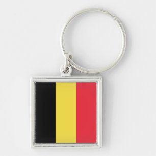Flag Belgium Tricolor Key Ring