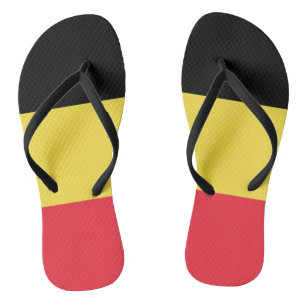 Flag Belgium Tricolor Thongs