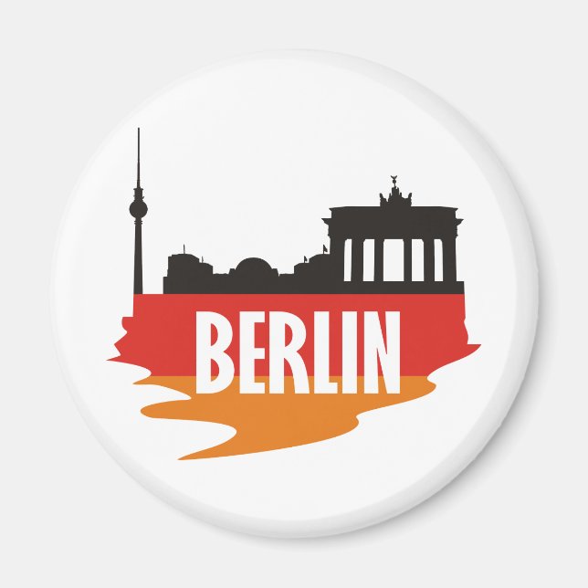 Flag Berlin Magnet (Front)
