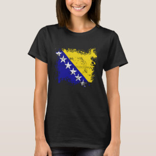 Flag Bosnia Herzegowina Nationality State Origin T T-Shirt