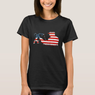 Flag Bowhunting Archer Longbow Crossbow Archery T-Shirt