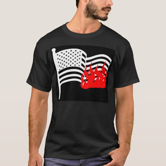 Flag Burning T-Shirt (Front)