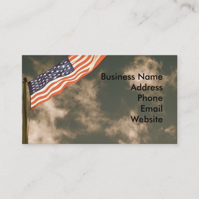Flag Business Card (Front)