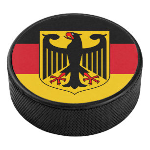 Flag/ coat of arms of Germany Hockey Puck