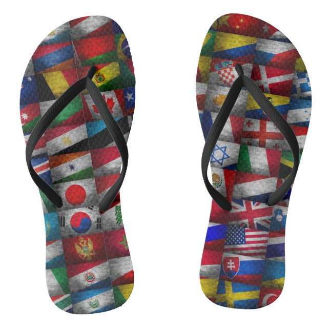 Flag collection thongs (Footbed)
