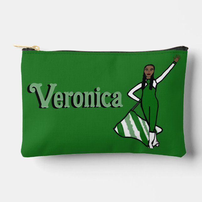 Flag / Colour Guard Accessory Bag Green (Front)