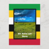 Flag Colours of St. Kitts