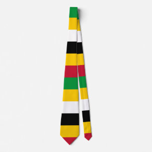 Flag Colours of St. Kitts Tie