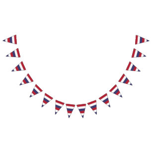 Flag Colours stripes - Red White Blue