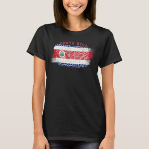 Flag Costa Rica Nationality State Origin Travel T-Shirt