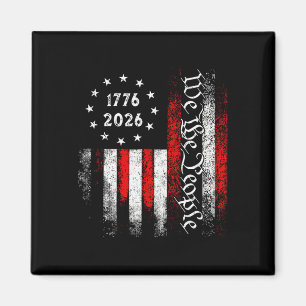 Flag Cross 250 Years Faith And Freedom 1776-2026 _ Magnet