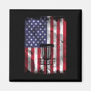 Flag Disc Golf Sket Vintage Frisbee Golfing Sport Magnet