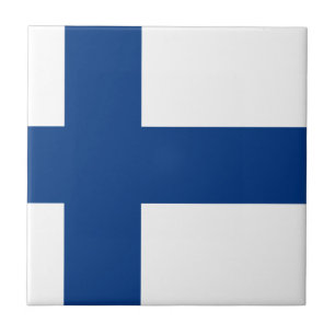 Flag Finland Ceramic Tile