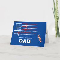 Flag Fishing Poles for Dad