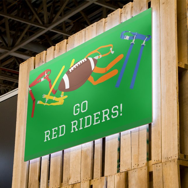 Flag Football Banquet End of Season Party Banner (Creator Uploaded)